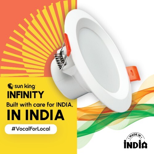 Sun King Energy-efficient 7w Recessed Led Downlights For Home & Office - Color: White