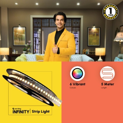 Sun King 120 LED/Metre Strip Light for Outdoor&Indoor Decoration