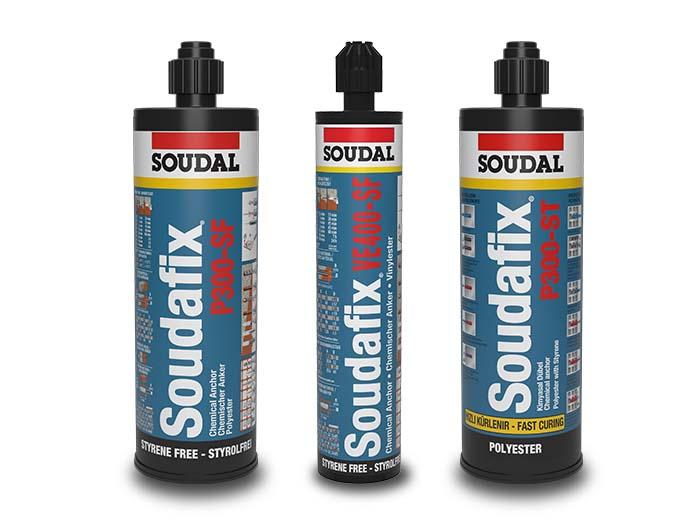Soudafix Chemical Anchors - Color: Transparent