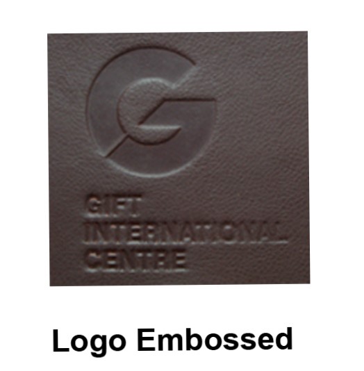 Rectangle-shaped Plain Blotter. - Color: Dark Brown