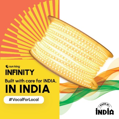 Sun King 120 LED/Metre Waterproof Rope Light For Outdoor&Indoor Decoration