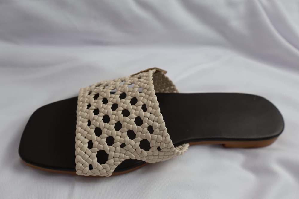 Asha Patta Slipper - Color: Green