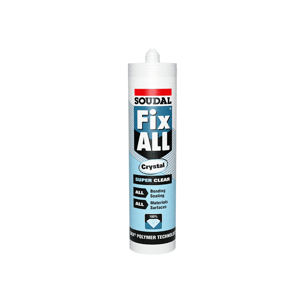 Soudal Fix All Crystal - Transparent - Grade: Industrial