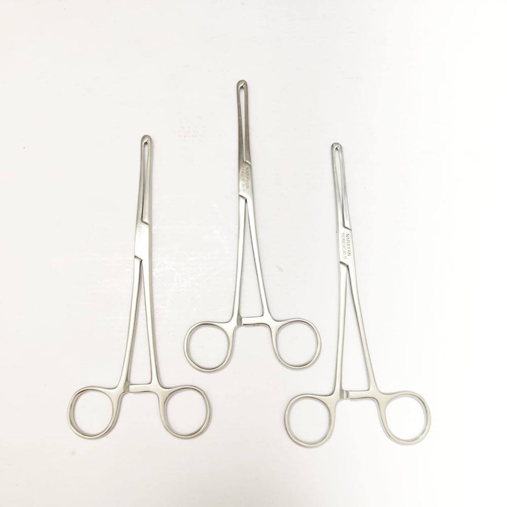 Allis Tissue Forcep 8 Inch Pack Of 3 - Material: Steel