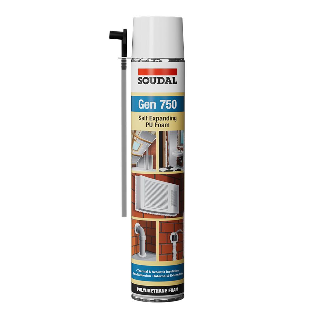 Soudal Pu Foam Gn 750 - Color: Transparent