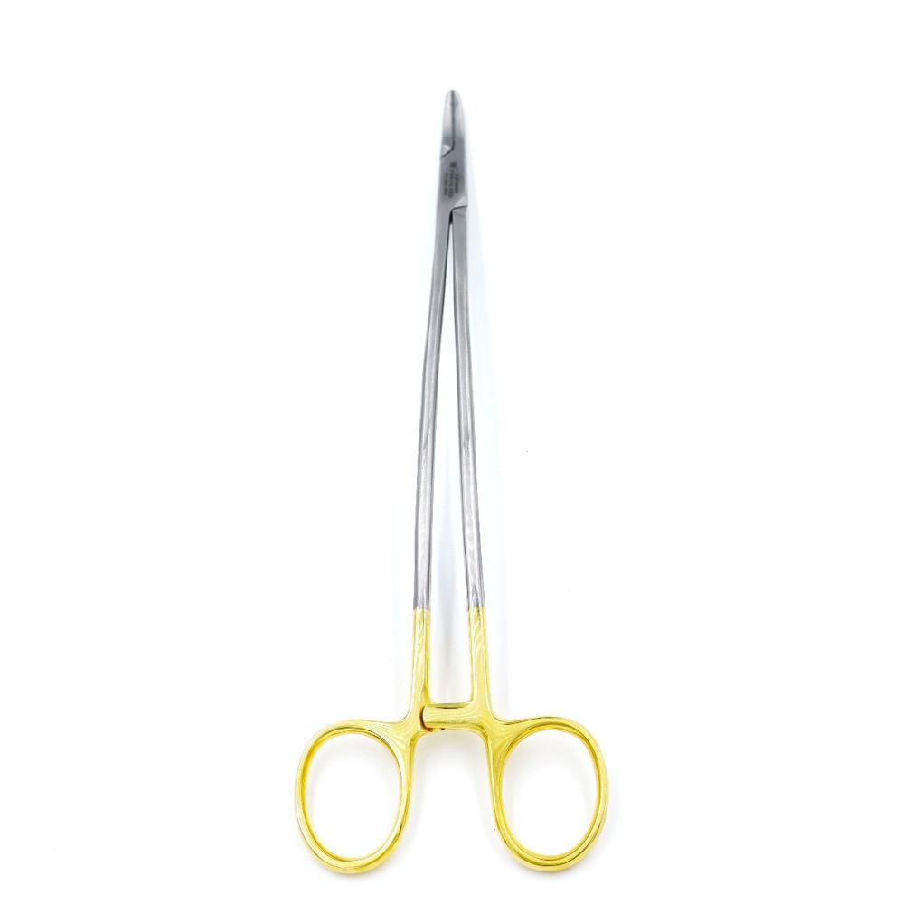Tc Needle Holder 9 Inch Heany Double Cvd - Color: Silver