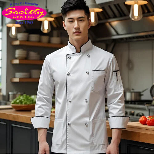 Hotel Chef Coat - Color: White