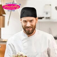 Hotel Chef Cap - Bandana - Collar Type: Stand Collar