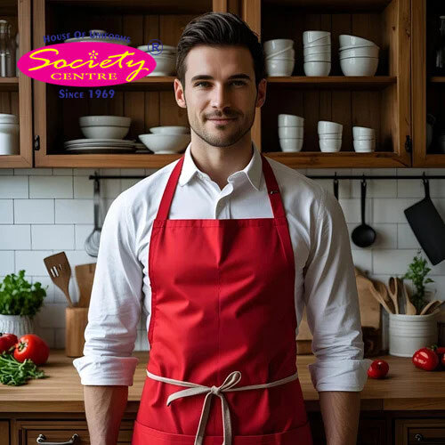 Hotel Kitchen Apron - Collar Type: Stand Collar