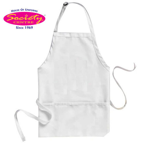 Disposable Hotel Kitchen Apron - Color: White