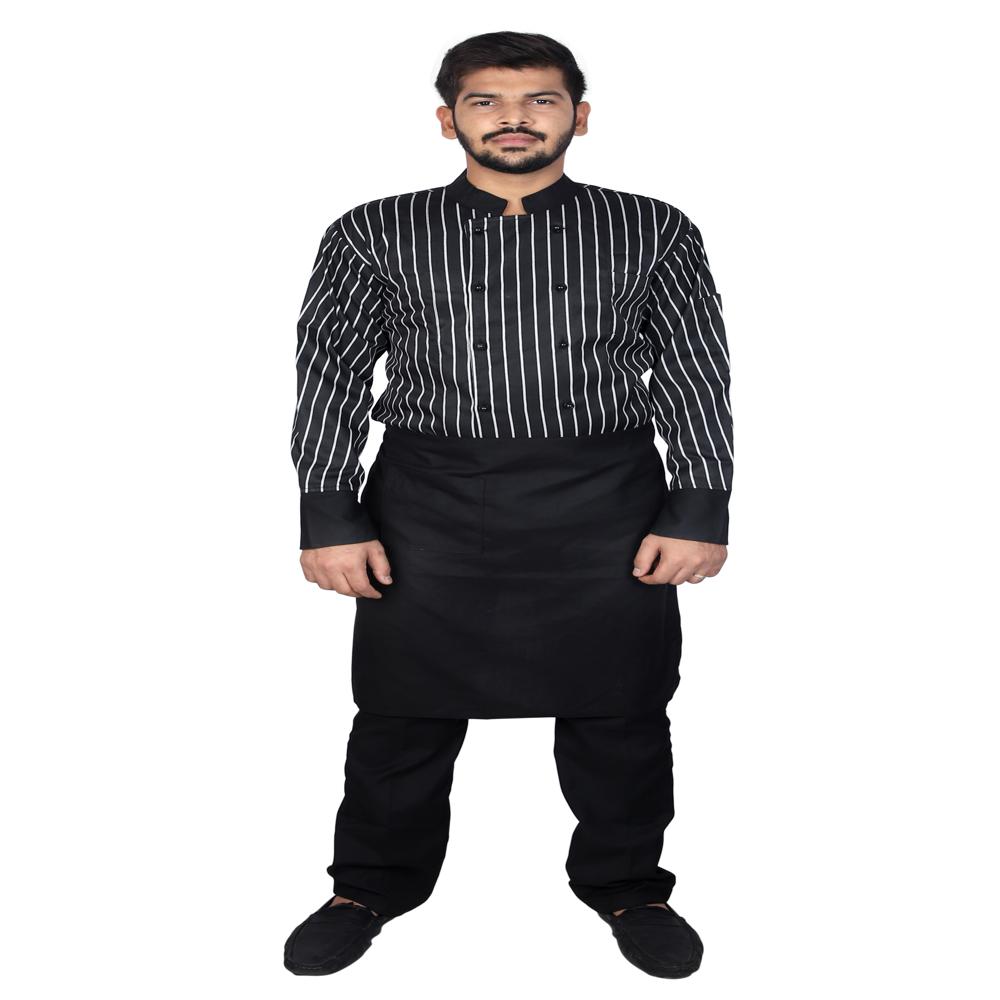 Hotel Waiter Uniform - Collar Type: Stand Collar