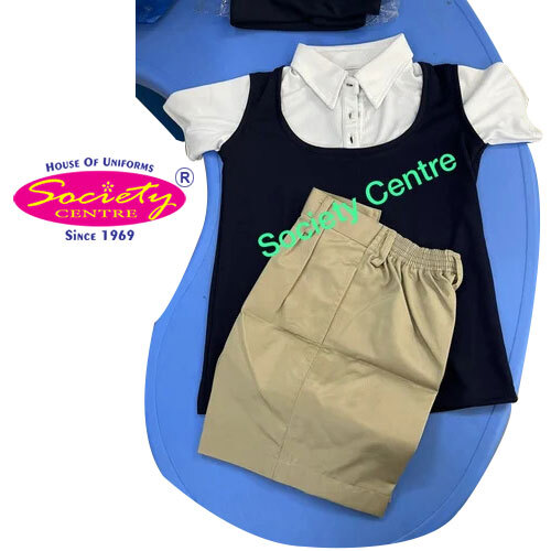 Kids School Uniform - Color: Blue And White