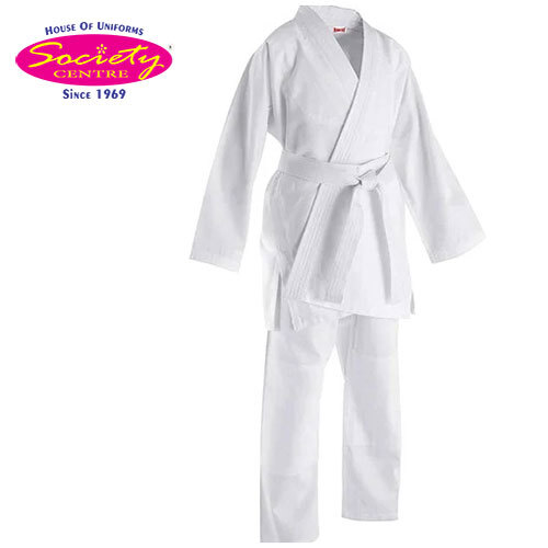 Karate Uniform White Belt - Collar Style: Classic