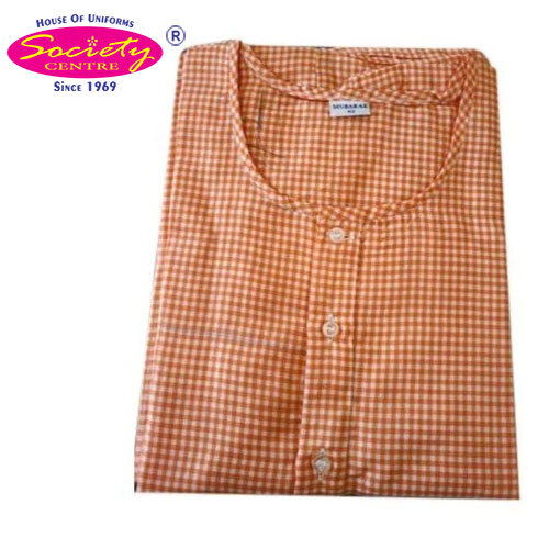 Ladies Patient Gown - Color: Orange