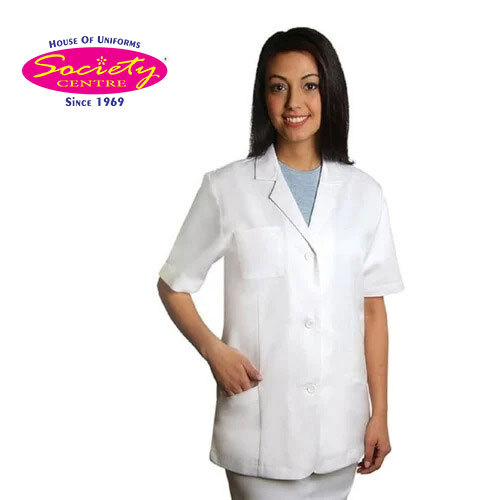 Apron Lab Coat - Color: White