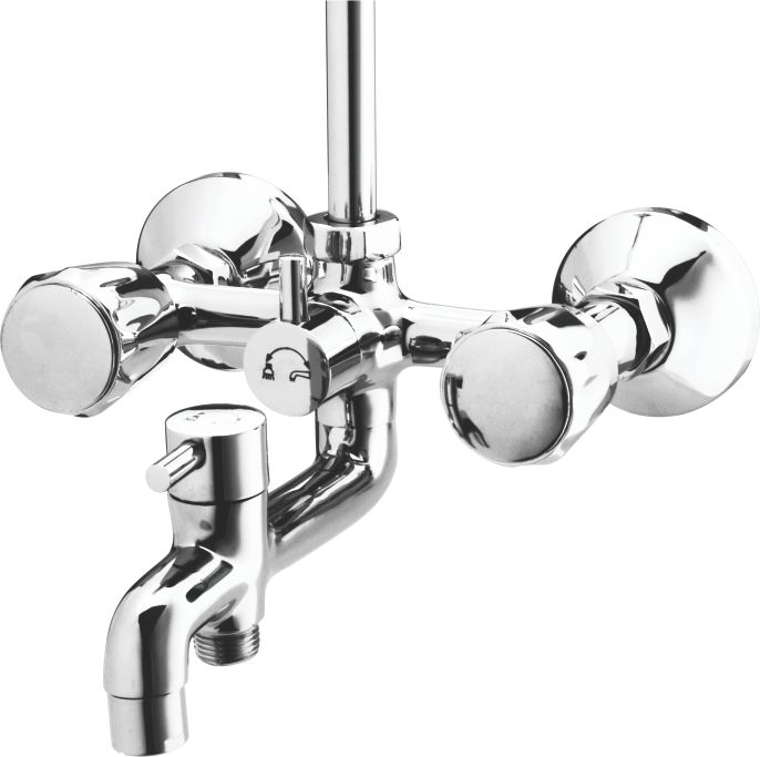 Silver Conti 3 In 1 Wall Mixer (H)