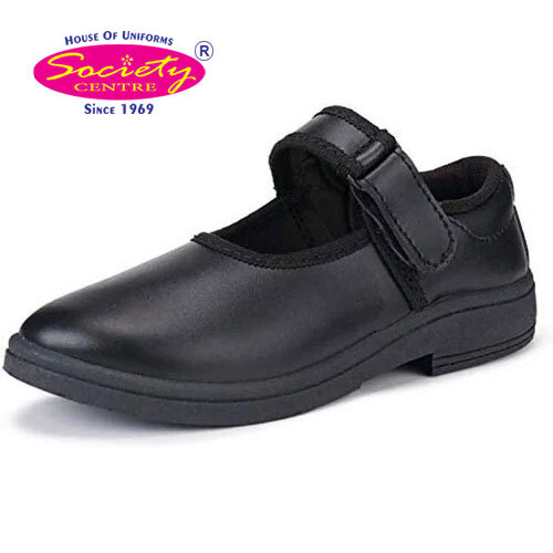 Girl School Shoes - Color: Black