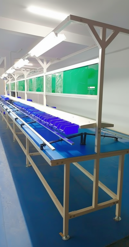 Manual Pcb Insertion Conveyor Mpi 350s (Single Side) - Color: White
