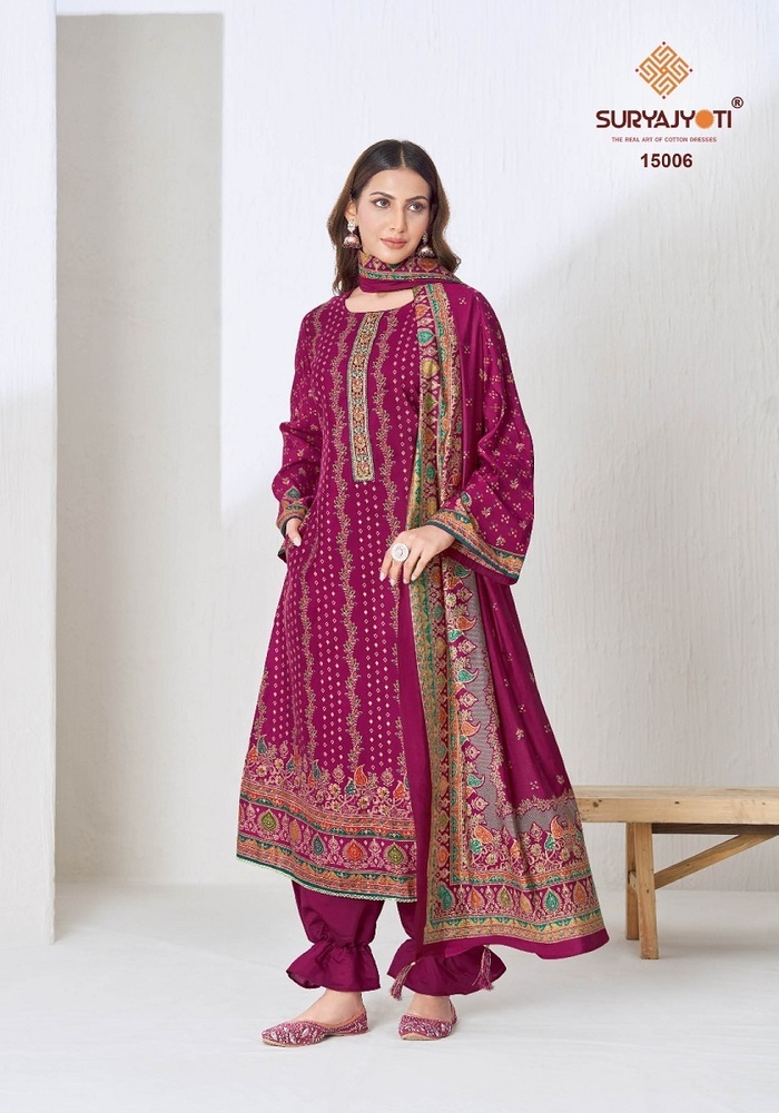 Suryajyoti Pushpa Vol 15 Dress Material