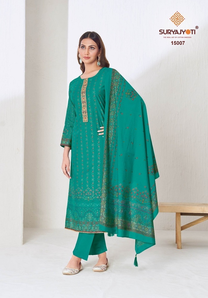 Suryajyoti Pushpa Vol 15 Dress Material