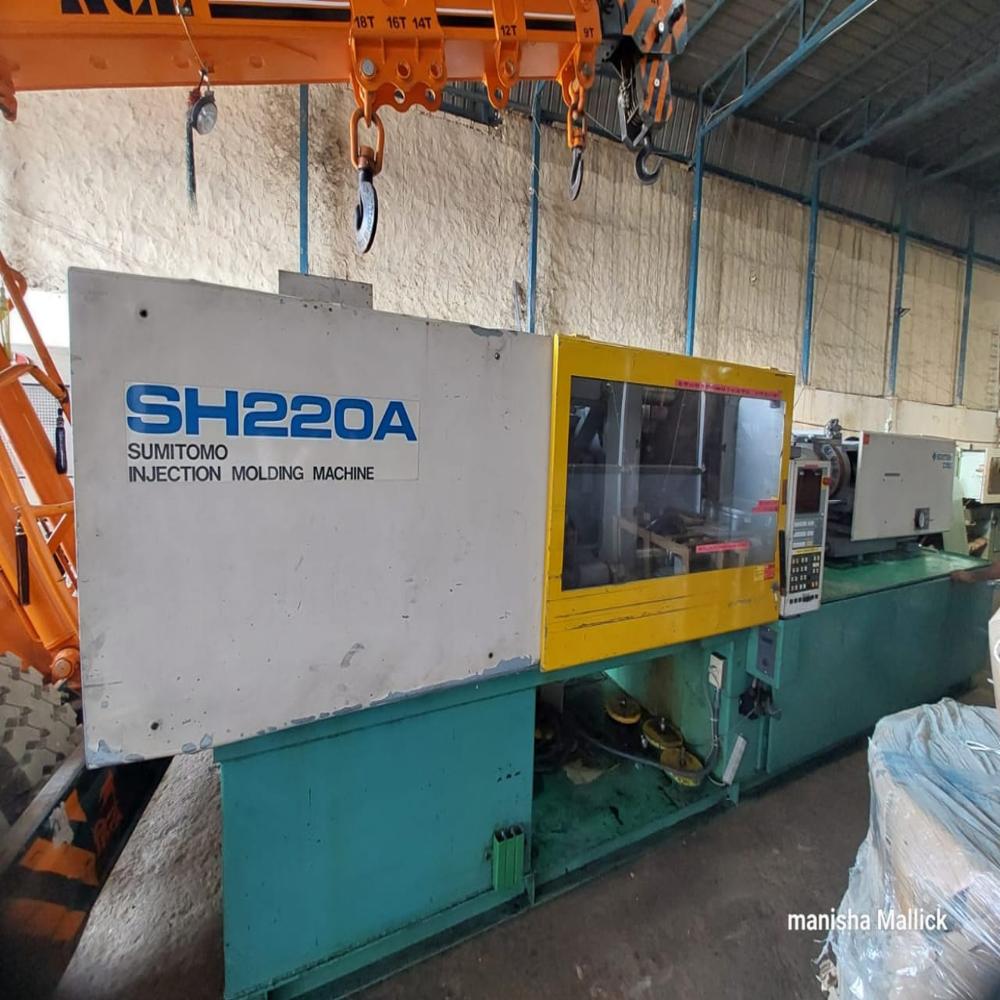 Sumitomo Sh 220 Ton Machine - Color: Standard White + Blue / Customizable