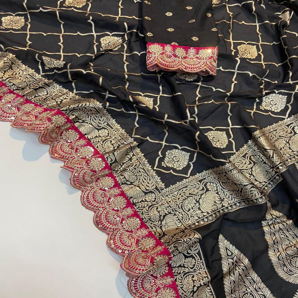 Traditional Women Blue Saree