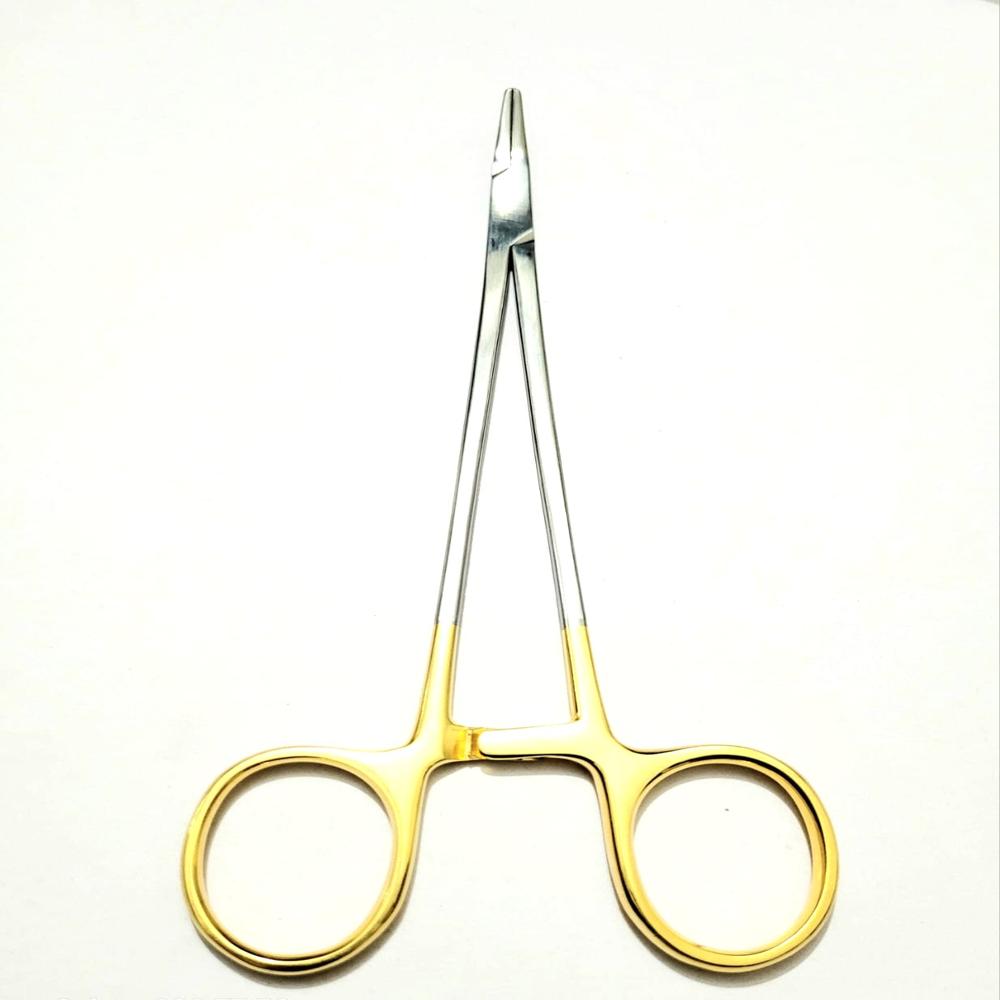 Tc Finochietto Needle Holder 8 Inch - Features: Tungsten Carbide (Tc) Inserts