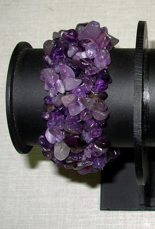 Amethyst Tumbled Chips Bracelets