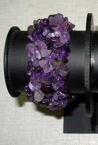 Amethyst Tumbled Chips Bracelets - Design: Attractive