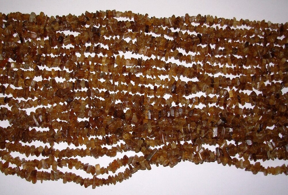 Calcite Tumbled Chips Necklaces