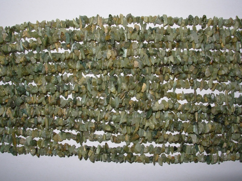 Cat_s Eye Tumbled Chips Necklaces