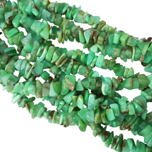 Chrysophrase Tumbled Chips Necklaces - Design: Attractive
