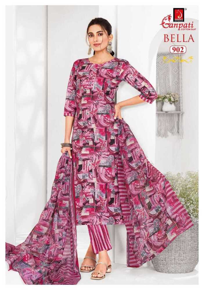 Ganpati Bella Pant Vol-9  Dress Material
