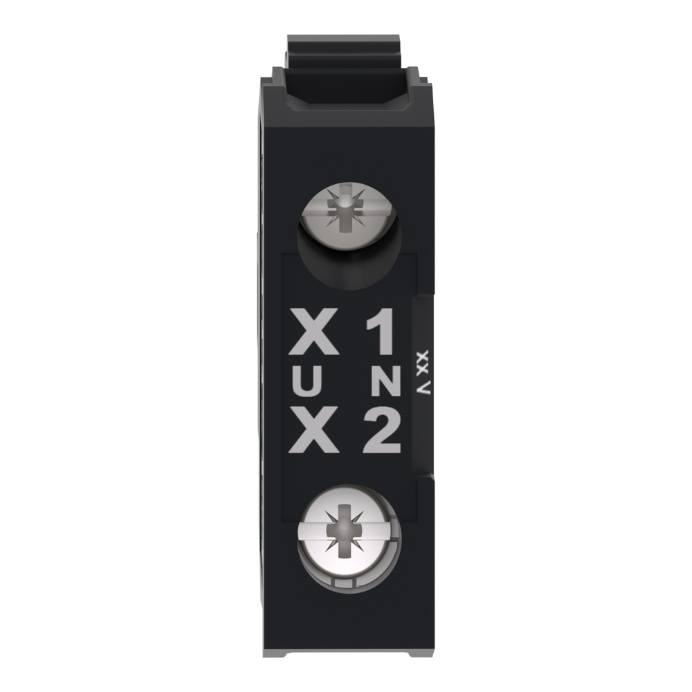 Zbvb1-light Block, Harmony Xb5, Harmony Xb4, White, For Head 22mm, Universal Led, Screw Clamp Terminals, 24v Ac/dc