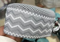 3d patta premium jali muslim cap