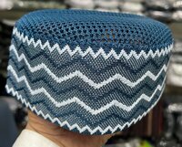 3d patta premium jali muslim cap