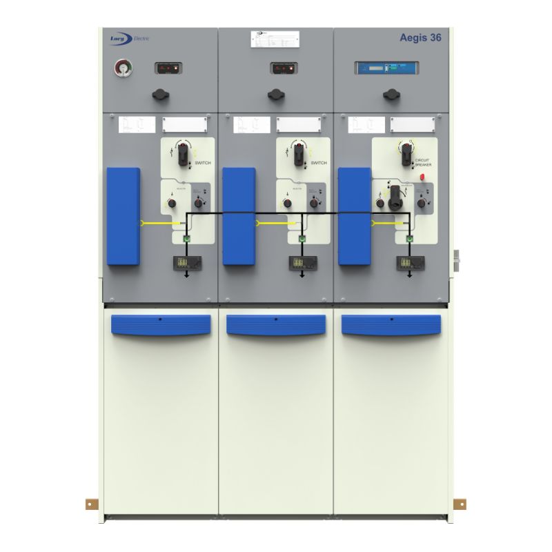 Ring Main Unit - Mild Steel, White Powder Coated, Operating Voltage 415 Volt, Three Phase, 220 Volt Rated, 50-60 Hertz Frequency | Sealed Medium-voltage Switchgear Solution, Corrosion-resistant, Maintenance-free, Superior Fault Isolation