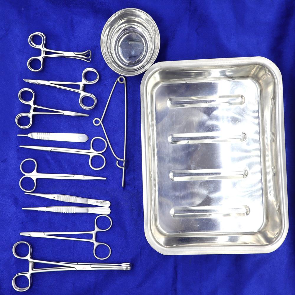 Cut Down And Venous Access Set - Material: Steel