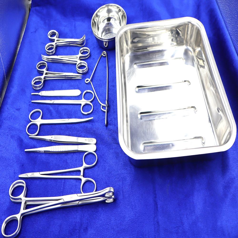 Cut Down And Venous Access Set - Material: Steel