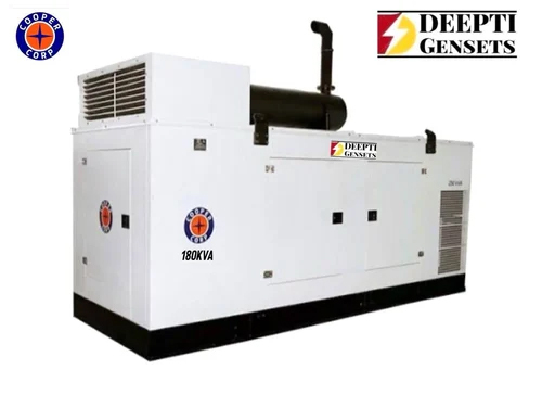 180Kva Cooper Diesel Generator - Color: White
