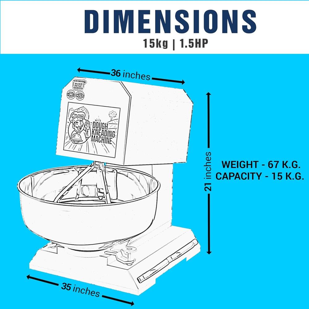 Dough Kneader 1.5Hp