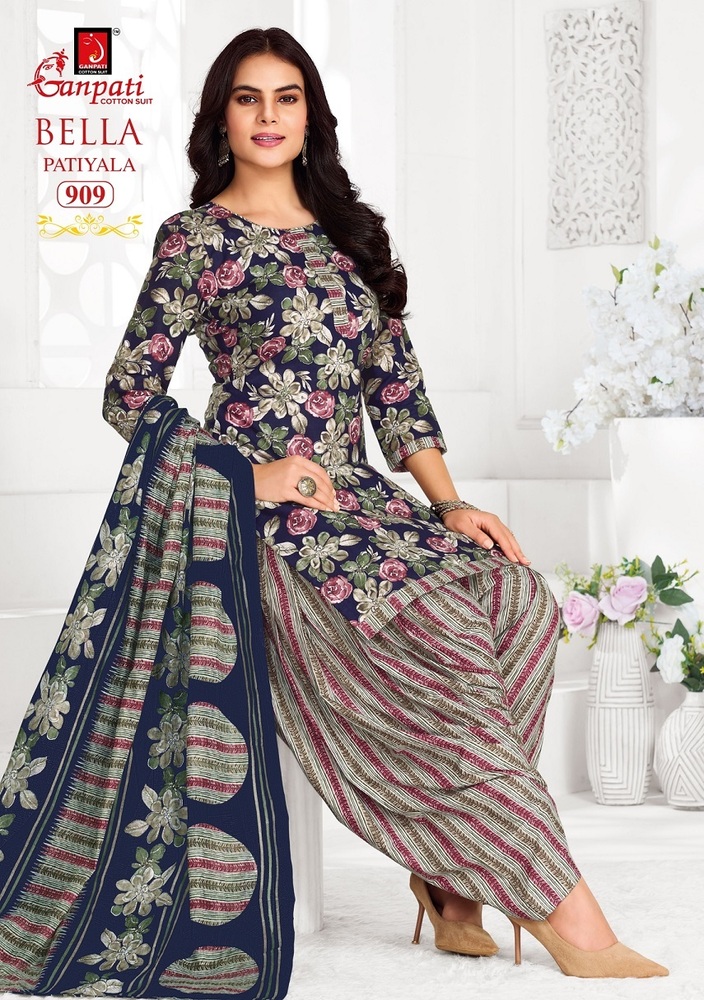 Ganpati Bella patiyala Vol-9  Dress Material
