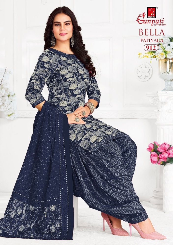 Ganpati Bella patiyala Vol-9  Dress Material