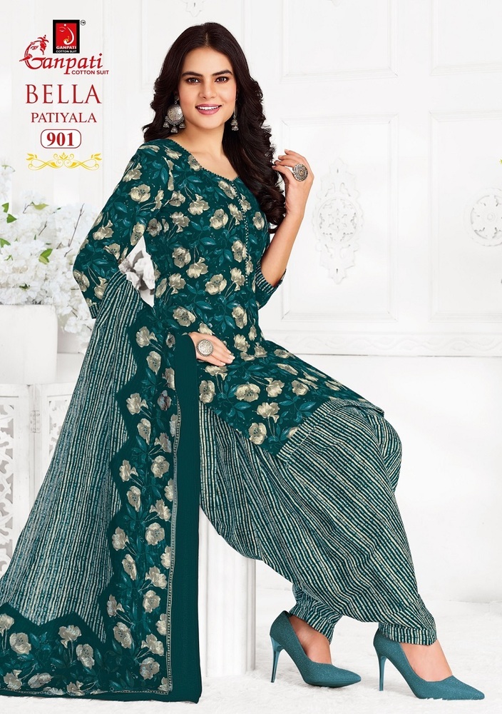 Ganpati Bella patiyala Vol-9  Dress Material