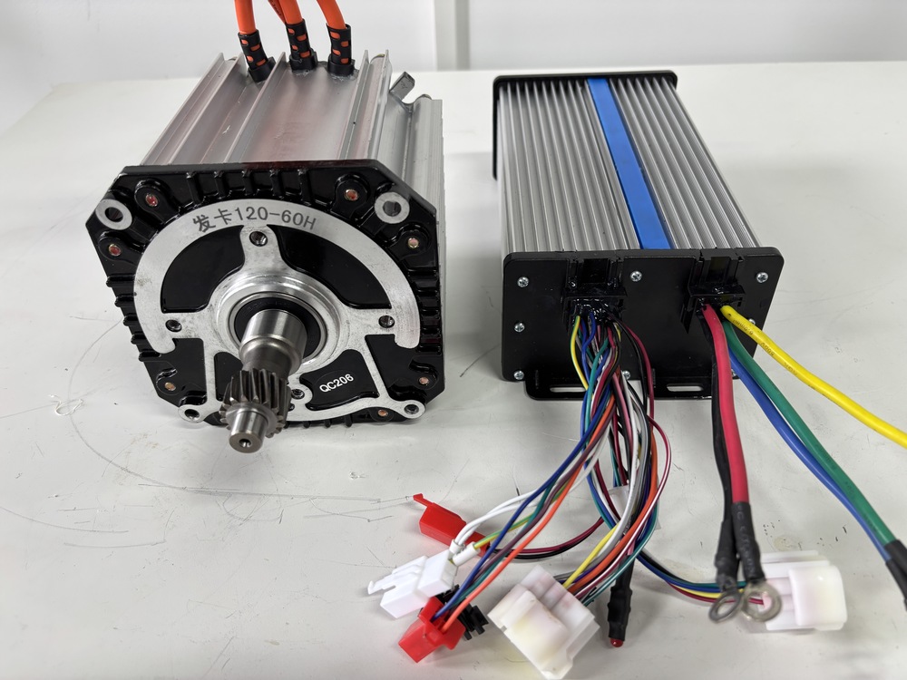 1000w PMSM Hairpin Motor & sine wave controller Kit