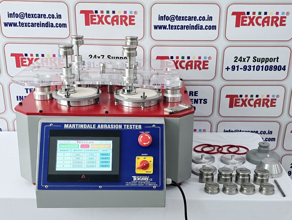 Martindale Abrasion Cum Pilling Tester