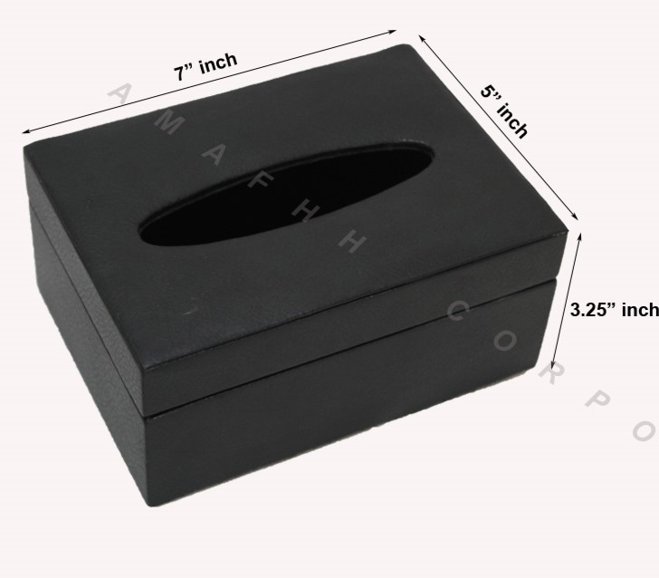 Small Leatherette Tissue Box