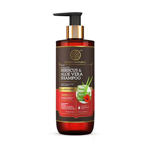 KNH-586 KHADI NATURAL POWERED BOTANICS HIBISCUS & ALOE VERA SHAMPOO