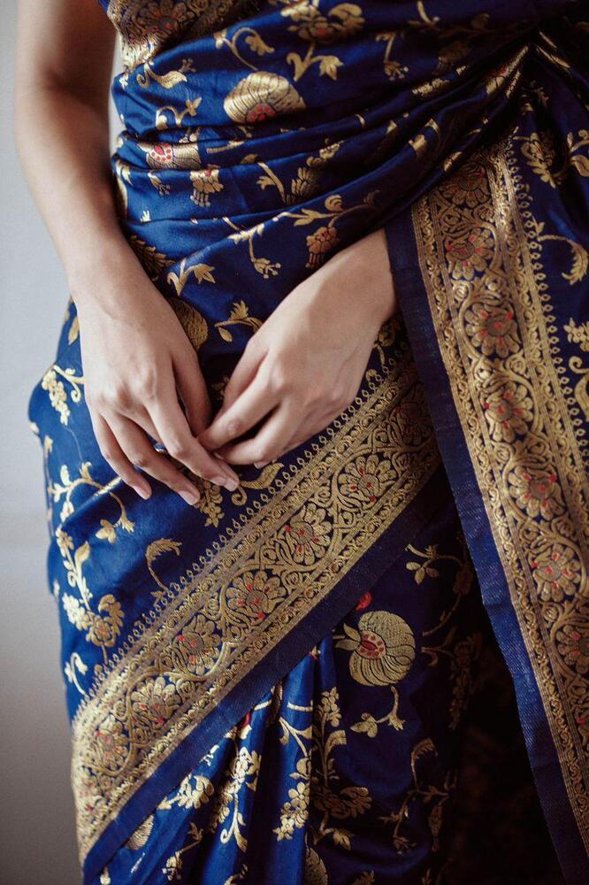 PURE GOLD ZARI SAREE