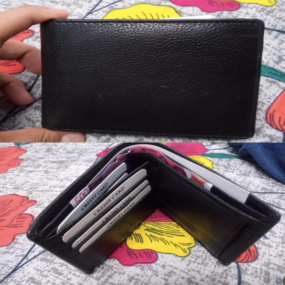 Leather Wallet - Color: Dark Brown